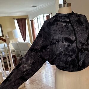 Gymshark Black Tie-Dye Jacket